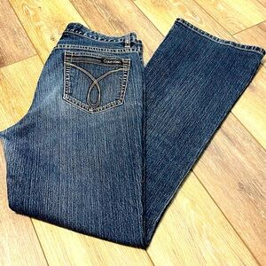 Calvin Klein flare leg jeans